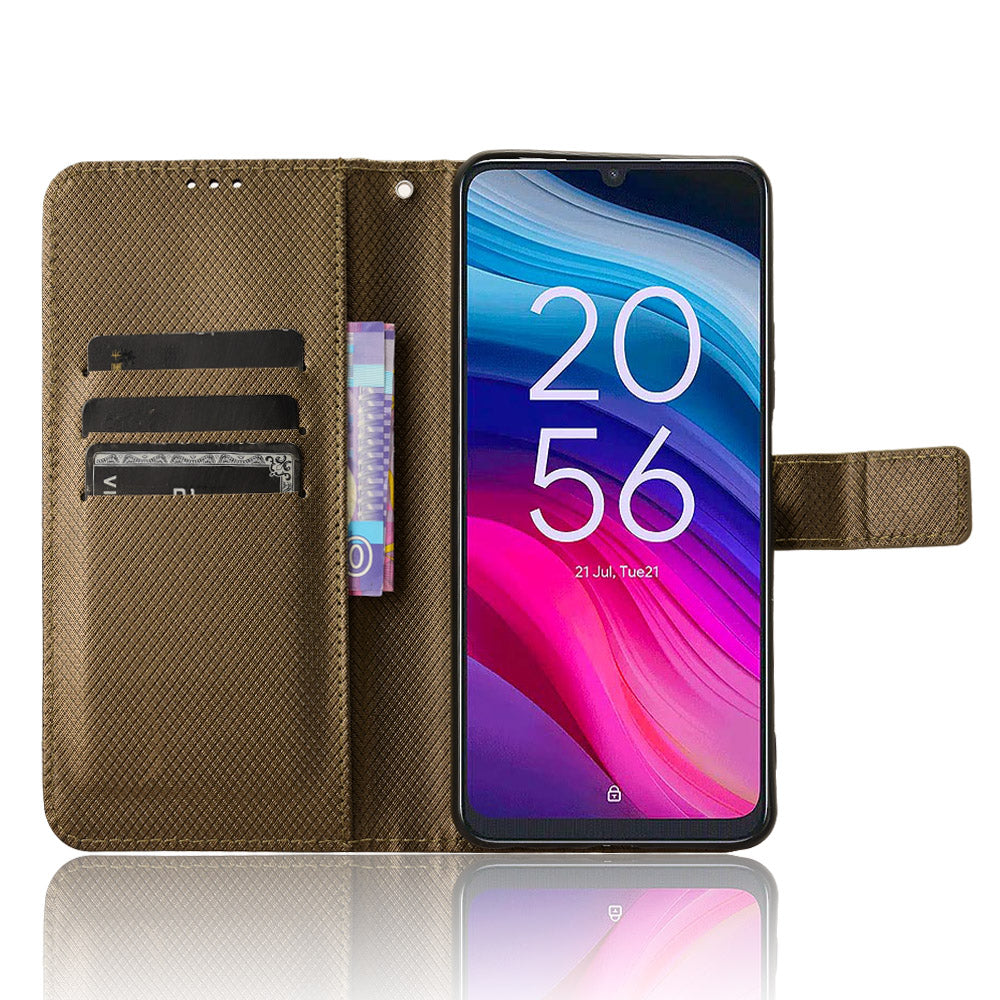 For TCL 505 T509K T5094 Case Diamond Texture PU Leather Card Slots Stand Phone Cover For TCL 505 T509K T5094 Case Diamond Texture PU Leather Card Slots Stand Phone Cover